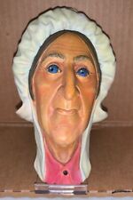 VINTAGE BOSSONS BETSEY TROTWOOD CHALKWARE HEAD MADE IN ENGLAND 1960's picture