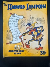 *Vintage 85th Anniversary 1961 Harvard Lampoon Magazine Updike Sherwood Attwood picture