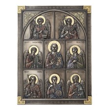 Veronese Design 12.25 Inch Jesus and The Seven Archangels Classic Style Antique picture