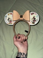 Disney Parks Dooney & Bourke Mickey Minnie Sketch Ear Headband Adult 2024 NEW picture