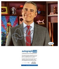 ANDY COHEN SIGNED 8x10 PHOTO BRAVO TV NEWS HOST GAY ICON - ACOA COA picture