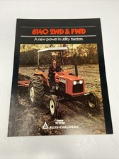 Allis-Chalmers 6140 2WD & FWD Tractor Sales Brochure 1980's Vintage Photos Specs picture