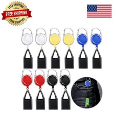 Durable 10-Pack Assorted Color Lighter Keychains with 36-Inch Retractable Cord picture