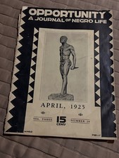 Rare Opportunity Journal of Negro Life, Early Issue Vol. 3 No. 28 April 1925 picture