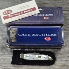 2004 CASE BROTHERS TRIBUTE SERIES 8220 SS PEANUT MOTHER OF PEARL POCKET KNIFE picture