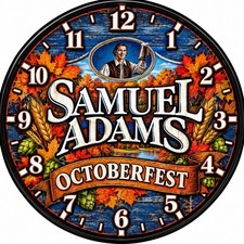 Samuel Adams Octoberfest Beer 9” Wall Clock picture