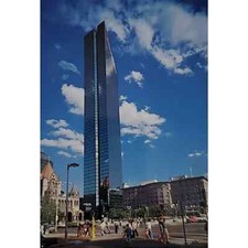 Copley Square Trinity Church John Hancock Tower Plaza Hotel Boston MA Postcard picture