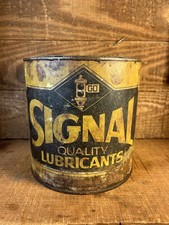 Rare Signal Lubricants Grease Can 5 pound picture