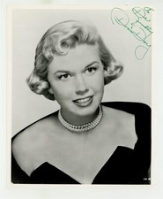 Doris Day 1950 Signed Autographed Photo 8x10 Actress Glamour Headshot Portrait  picture