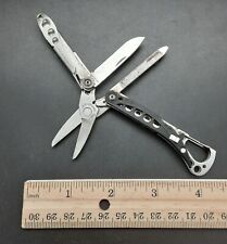 Black LEATHERMAN Style CS Compact Multi-Tool / Folding Knife w/ Scissors picture