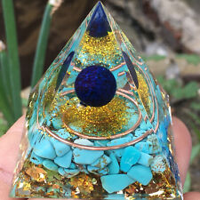 5*5*5cm Orgonite Pyramid   ball，Chakra Energy quartz crystal healing reiki 1pc picture