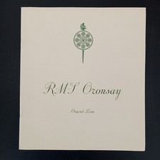 RMS ORONSAY Orient Line Cruise Line Accommodation Brochure Booklet 1954 picture