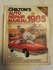 Chilton's Auto Repair Manual 1985 for Domestic & Canadian Cars 1978 to 1985 picture