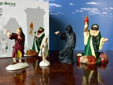DEPT 56 Dickens A CHRISTMAS CAROL VISIT  Ghosts, Spirits, Ebenezer Scrooge picture
