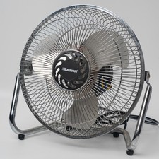 Vintage Lakewood HV-9 High Velocity Desk Fan Chrome Metal 3-Speed picture