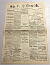 The Daily Chronicle, Newspaper, Allentown Pa, January 9, 1871 picture