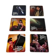 Teatro Zinzanni Bar Coasters w/Drink Recipes on Back Sexy Lot of (6) Seattle picture