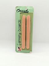 Vintage Emery Boards Nail Files Cosmetco Pack of 8 New Unopened Retro MCM picture