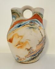Vintage Nemadji Minnesota American Pottery Wedding Vase  6” tall Beautiful picture