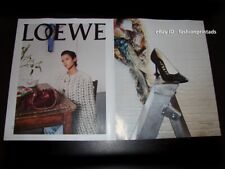 LOEWE 2-Page Magazine PRINT AD Spring 2024 TAYLOR RUSSELL David Sims picture