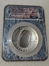 2019 P APOLLO 11 50th ANNIVERSARY 5oz .999 SILVER S$1 COMMEM. NGC PF 70 #MF-5498 picture