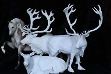 breyer model horse animal Reindeer Set 3 Resin ready to paint Traditional Scale picture
