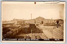 Bettendorf Iowa~Steel Car Works~Louisville & Nashville Railroad Boxcar RPPC  picture