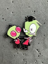 Nickelodeon Invader Zim Carnival Enamel Pin Blind Box Zim & GIR picture