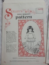 Vintage Seeley's Dollmaker Pattern MP09 Hulda dress slip panties uncut picture