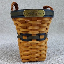 Longaberger 2001 Collectors Club Charter Member Renewal Basket Box COA 10273 picture