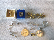 VIETNAM ABMA SET (14) PINS/TIE-TACKS+ - REDSTONE ROCKET/HAWK/SERGEANT+ MISSILES picture