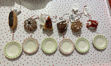 Lot Of 6 Miniature Dessert ￼ Ornaments Pacific Rim picture