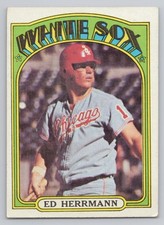 Topps 1972 Ed Herrmann #379 Chicago White Sox EX picture