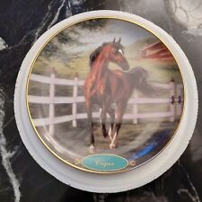 Danbury Mint ~ CIGAR ~ Susie Morton Champion Thoroughbreds Collection Plate picture