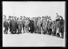 Archangel North Russia 1918 American Red Cross French Russians Children Skates picture