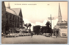 Real photo Vintage Postcard, The Square, Abington, Mass. picture