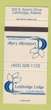 Matchbook Cover - Lethbridge Lodge AB 30 Strike picture