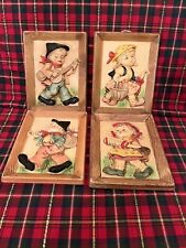 ❤️VINTAGE NAPCOWARE  WALL PLAQUES. LOT OF 4. CIRCA 60’s. VERY RARE picture