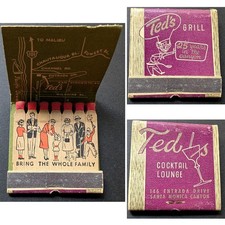 Feature Matchbook Ted's Grill & Cocktail Lounge Santa Monica Canyon CA picture