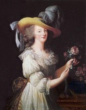 Dream-art Oil painting Louise-Elisabeth-Vigee-Le-Brun-Marie-Antoinette-in-a-Musl picture