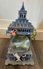 Vintage Disney Store Peter Pan You Can Fly London Clock Tower Snow Globe Rare picture