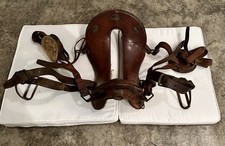 WWI US Army 1918 Rock Island Arsenal McClellan Saddle 11” Seat w/ Tack picture