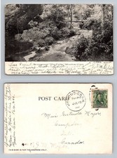 Moodus, CT-Connecticut, Scene Near The Falls Rocky Stream Vintage c1907 Postcard picture