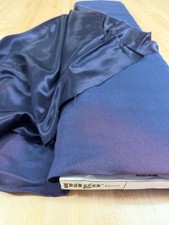 Vintage Pago Fabrics Blue Satin Approx. 30