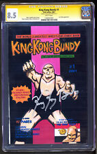 King Kong Bundy #1 CGC 8.5 SS KING KONG BUNDY HIGHEST GRADED 2001 SELFPUBLISHED picture