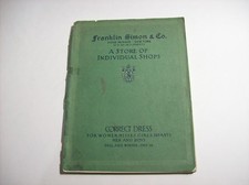 FRANKLIN SIMON & CO Fifth Ave New York Fall and Winter 1915-1916 Fashion Catalog picture
