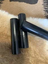 BUFFALO HORN KNIFE HANDLE Round Rods 5” X 1 3/16” Polished Black, Knife Making picture