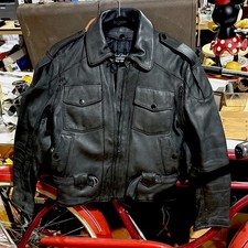 Vintage Hein Gericke Harley Davidson Ladies Leather Motorcycle Jacket 32W Nice picture