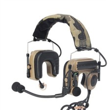 Tactical Communication Earphone Headphone Ear Mounted Pickup Noise Reduction  picture