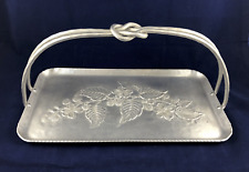 Vintage Everlast Forged Aluminum Rectangle Serving Tray Knotted Handle #1019 picture